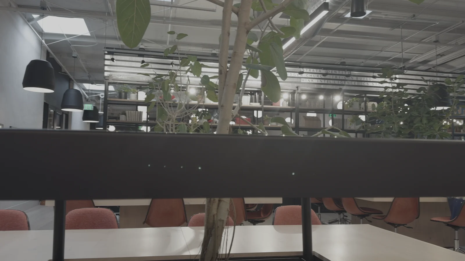 Porcelain on an office recorded in Apple Log